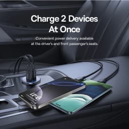 Baseus 30W Car Charger Dual Port USB Type-C Fast Charging PD QC FCP AFC For Tablet iPhone 16 15 Samsung S24 S25 Xiaomi Huawei