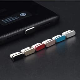 Metal Type C Dust Plugs Cellphone Anti-dust Protectors for Apple IPhone 15 Pro Max/15 Plus/15 Pro Samsung Dustplug