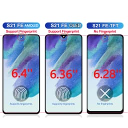 6.4''New AMOLED Display For Samsung Galaxy S21 FE 5G LCD Display Touch Screen Digitizer For Samsung S21 FE Display Replacement