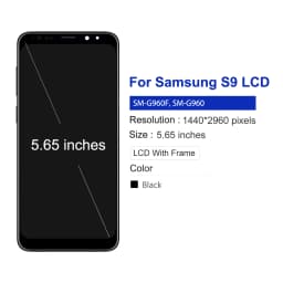 S9 For Samsung Tested For G960F G960 G960U G960W G960N G960X LCD Display Touch Screen with Frame Digitizer Assembly Replace