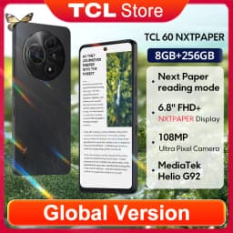 Dedicated NXTPAPER quick key for one‑switch e‑reader mode TCL 60 NXTPAPER 4G Anti‑glare screen
