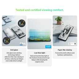 Dedicated NXTPAPER quick key for one‑switch e‑reader mode TCL 60 NXTPAPER 4G Anti‑glare screen