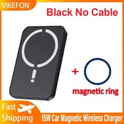15W Magnetic Wireless Car Chargers for iphone 17 16 15 14 13 12 Pro Max Car Charger Fast Charging Air Vent Clip Phone Car Holder