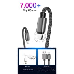Nylon Data Cable Fast Charger USB A to Type C Charging Cable For Huawei Samsung Android Phone TypeC Charging Device 1M 2M 3M