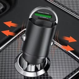 100W Mini Car Charger QC 3.0 Fast Charging PD USB Type C Pull Ring Car Phone Charger Adapter For Iphone 15 Xiaomi Samsung Huawei