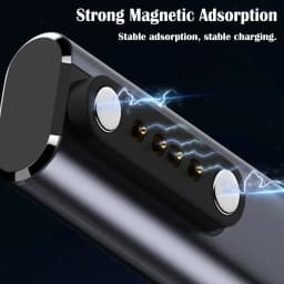 Bone Conduction Headphone Charging Adapter 90 Degree Aluminium Alloy Type-C to 7.62 2/4 Pin Converter Indicator Light Stable