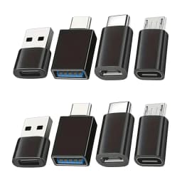 USB to USB-C Adapter Set, USB C to USB 3.0 OTG, Micro USB to USB C - Suitable for MacBook Pro Samsung Galaxy, Smartphones, Lapto