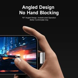 Hagibis Short USB C Cable Dual L Shape C to C 90 Degree Right Angle Type-C Fast Charging 40Gbps Cord for iPhone 17 Laptops SSD