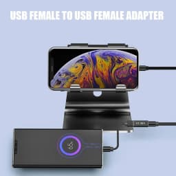 USB 3.0 to A-Type Female Adapter Cable Coupler - Expansion Connector for Connecting Two Male Lines USB Female to USB Female