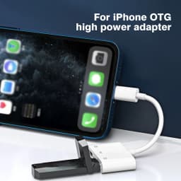 3in1 Lightning to USB/Lightning Card Reader for iPhone 14 13 12 11 Pro iPad Charging Converter For iOS OTG Adapter