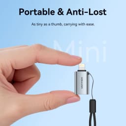 Vention Lighting OTG Adapter Lighting Male to USB A Female Converter for iPhone 14 13 12 iPad Xr Pro Max Lighting USBA Connector