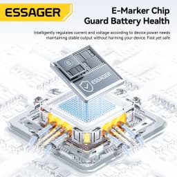 Essager 100W Type-C Cable Foldable Phone Holder Cable PD Fast Charging For iPhone 17 16 15 Pro Max Macbook Samsung Huawei Xiaomi