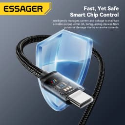 Essager 3A USB Type C Cable USB A To Type C Fast Charging Cables For IPhone15 Samsung Xiaomi Mobile Phone Data Charger Wire Cord