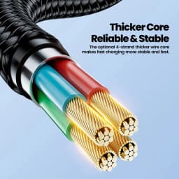Toocki USB To Type-C Cable 90 Degree Elbow Phone Wire Fast Charging For IPone 13 Samsung S22 Huawei Xiaomi Honor Charging Cord