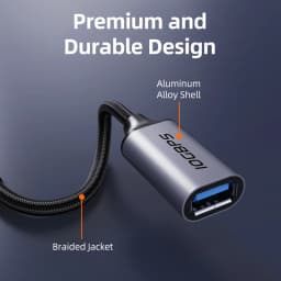 CABLETIME USB C 3.2 to USB A OTG Adapter 10Gbps High-Speed Type C Female Converter For Macbook Xiaomi Huawei iPhone 15 Data OTG