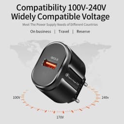 18W USB Charger Quick Charge Wall Charger For iPhone Samsung Xiaomi Huawei Portable USB Fast Charging Mobile Phone Power Adapter