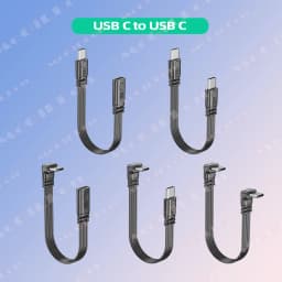 10-100cm Type C to Type C Conversion Adapter Cable Converter Wire Support 45W Charging & 480Mbps Data Transfer