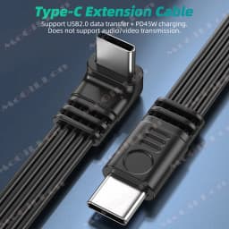10-100cm Type C to Type C Conversion Adapter Cable Converter Wire Support 45W Charging & 480Mbps Data Transfer