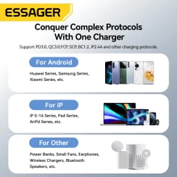 Essager 18W QC3.0 USB A Charger USB Quick Charge 3.0 Fast Wall Charger for Samsung S24 Huawei Xiaomi iPhone Mobile Phone Charger