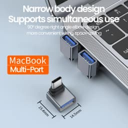 Olaf 90° Angle Type C To USB 3.0 Adapter USB Female To Type c Male Fast Charging adadpter OTG USB C For Xiaomi Laptop PC U Disk