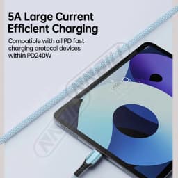 NNBILI 240W USB C To Type C Cable Super Fast Charging PD Type C Data Cable For iPhone 15 16 Xiaomi Samsung Huawei PC Macbook 
