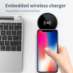 Quick Wireless Desktop Embedded Charger For iPhone 16 15 14 13 12 Samsung S24 S23 Huawei Xiaomi Phone Fast Inductive Charging