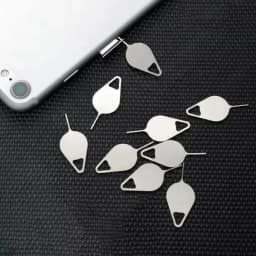 10-100PCS Metal Eject Sim Card Tray Open Pin Needle Key Tool for Universal Phone for iPhone 16 15 SamSung Xiaomi Apple IPad