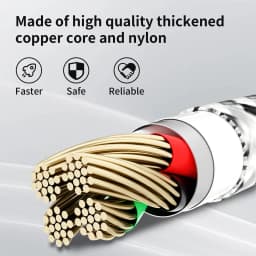 3 in 1 Fast Charging Type C USB Cable Type C Usb Micro For Iphone Samsung Huawei Xiaomi Multi Port Multiple Charging Wire