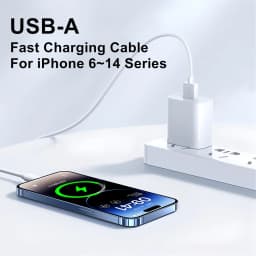3PCS USB Fast Charging Data Cable For iPhone X XR XS Max 11 12 13 Mini 14 Pro Max 6S 7 8 14 Plus Rapid Charge USB-A Phone Cables