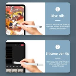 3/1Pcs Tablet Mobile Phone Universal 2 IN 1 Capacitive Stylus Pen Drawing Pens for IPhone Android All Capacitive Touch Screens