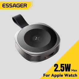 Essager Magnetic Wireless Charger for iWatch 8 7 6 5 4 3 2 SE Portable USB Type C Magnetic Fast Charger for iWatch Ultra