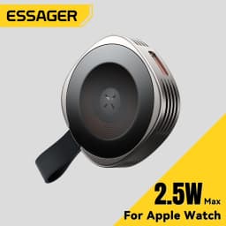 Essager Magnetic Wireless Charger for iWatch 8 7 6 5 4 3 2 SE Portable USB Type C Magnetic Fast Charger for iWatch Ultra
