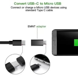 10-1Pcs Micro USB Female To Type C Male Adapter OTG Converter Micro-B To USB-C Connector Phone Charger Cable Adapter For Samsung