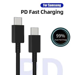 5A PD 45W USB C Super Fast Charging Type C Cable For Samsung S21 FE S22 Plus S23 S24 S25 Ultra Note 20 A15 A33 A34 A53 A54 A55
