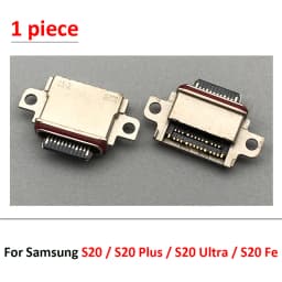 50Pcs,NEW Micro USB Jack Connector Female Charging Socket For Samsung S10e S10 S20 S21 S22 Plus S23 S24 Ultra S20 Fe S25
