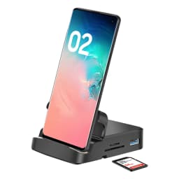 8 In 1 Type C HUB Docking Station Phone Stand Dex Pad Station USB C To HDMI-compatible Dock Power Charger Adapter For Samsung