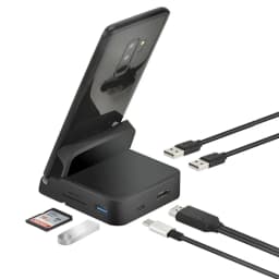 8 In 1 Type C HUB Docking Station Phone Stand Dex Pad Station USB C To HDMI-compatible Dock Power Charger Adapter For Samsung