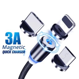 McGiLLon Magnetic Cable Micro USB Type C Fast Charging Cable For iPhone Xiaomi Android Mobile Phone Charger Magnet USB Wire Cord