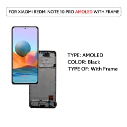 Pantalla For Xiaomi Redmi Note 10Pro M2101K6GM2101K6R Screen Replacement Touch Digitizer Display Assembly LCD AMOLED Screen Part