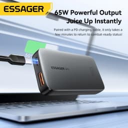 Essager 65W GaN Charger USB Type C Quick Charge 3.0 Fast Charger for iPhone 16 15 Xiaomi Samsung ipad Macbook Tablet PD Charger