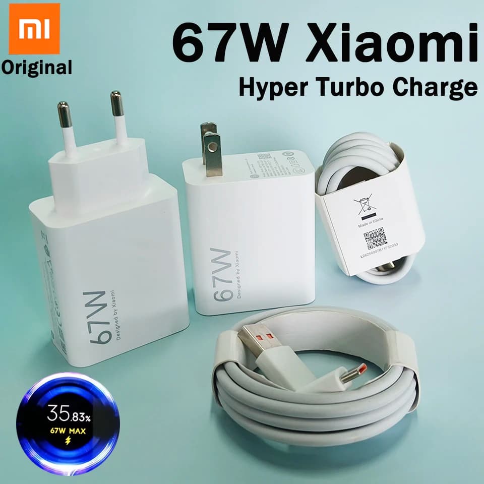 Xiaomi 17t 15t 13t 13 Charger 67w Original Hyper Turbo Charge Charging Adapter Xiaomi Cargador Redmi Note 12t Pro Poco Tablet 8