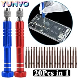 60x Mobile Phone Repair Tools Screwdriver Tablet Battery Disassembly Screen Opening Dust Cleaning Disassembly Set Small Pentagon