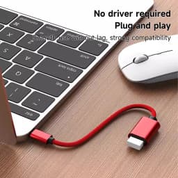 USB-C to USB Adapter, USB-C Male to USB Female OTG Data Cable for Smartphones, Tablets, Laptops & More