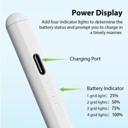 Pencil for Apple iPad with Palm Rejection Stylus Pen for iPad Air M2 Pro 13 Pro 12.9 10 Gen 7th 8th 9th 10.2 for iPad Pencil