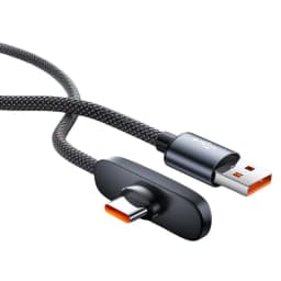 100W Fast Charging Cable Right Angle 90 Degree USB C Type C Data Cord Mobile Cell Phone Fast Charging Data Cable for Samsung