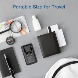 New 65W Power Adapter Foldable, Slim 65W Charger Multi-Port Charger 3 Port 2C1A Fast Charging For Phones Tablets and More
