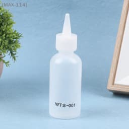 【F2】1Pc 50ML WTS-001 Plastic Liquid Alcohol With Needle For Dispenser Rosin Solder Flux Paste For Phone PCB Welding Repair