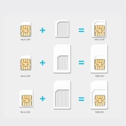NanoSIM Card to Micro Standard Adapter Converter For Tablet Phone SIM Card Adapter Convert Universal Phones For Nano Sim 4 In 1