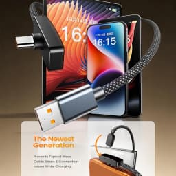 90 Degree 10A USB Type-C Cable 100W Quick Charging Data Transfer Cable Portable Right Angle USB-C Wire Durable For Phone Gaming