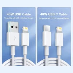 1-20Pcs PD 40W For iPhone 14 Pro Max Fast Charge Cable For iPhone 13 12 11 Pro Max For iPad X SX USB A Quick Charging Data Cable